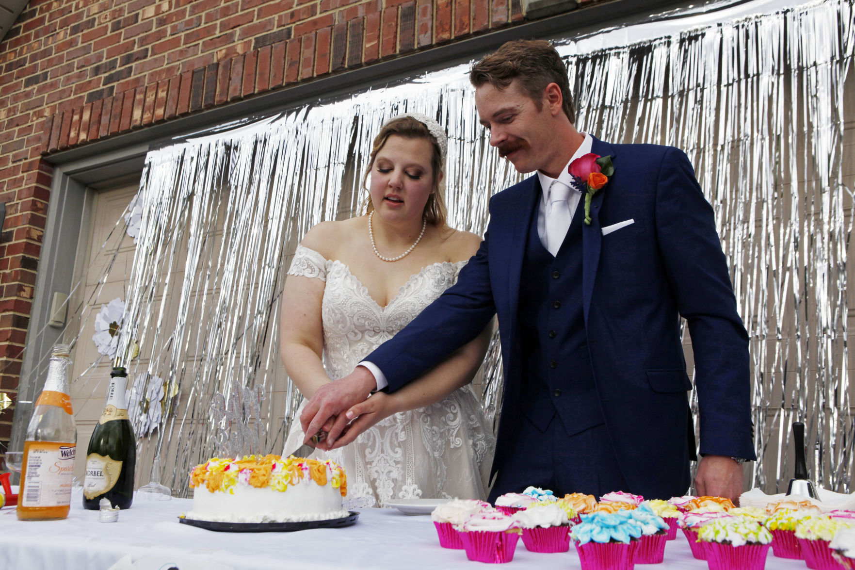 Mike De Young and Katie Dobis tie the knot